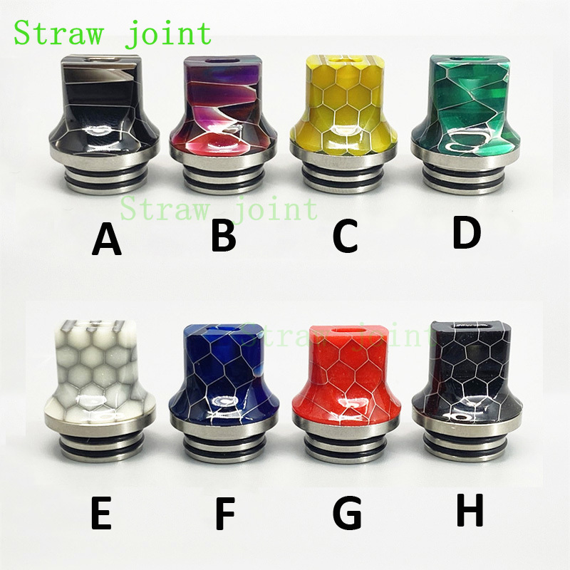 1pc 810 Flat Mouth Stainless S – обзор и цена Drip Tip Resin