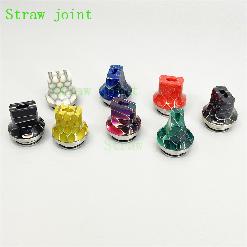 1pc 810 Flat Mouth Stainless S – обзор и цена Drip Tip Resin