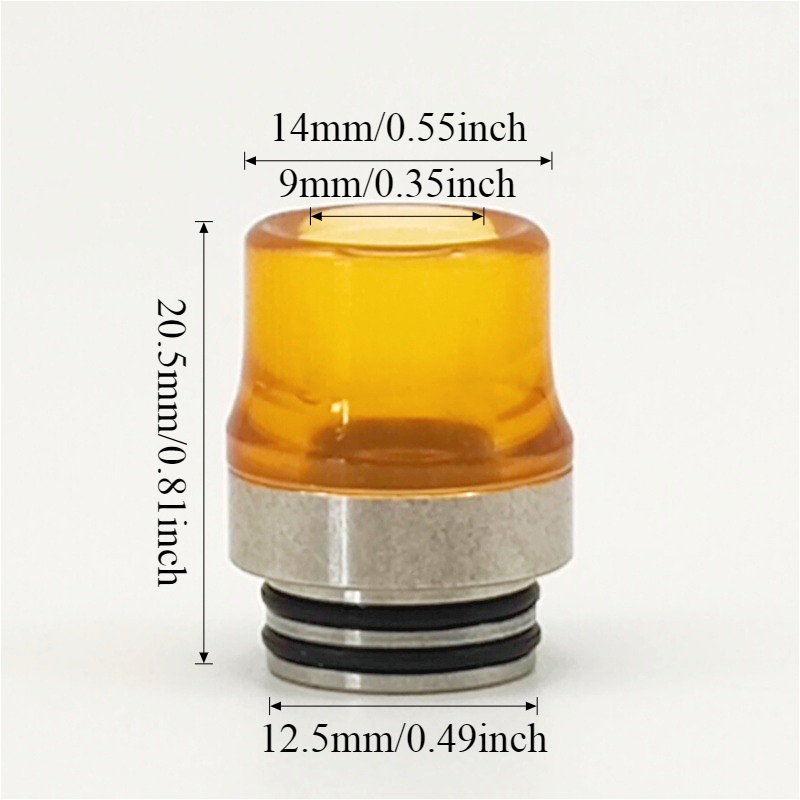 1Pc 810 Wide Bore Drip Tip wit – обзор и цена Drip Tip Resin