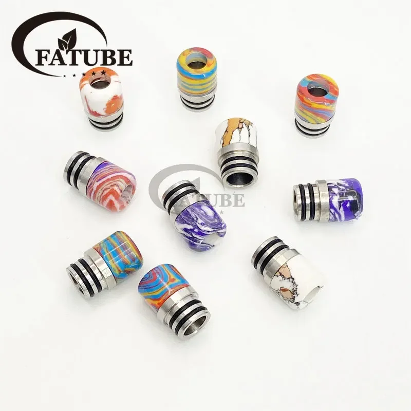 1PC/10PCS 510 Stainless Steel  – обзор и цена Drip Tip Resin