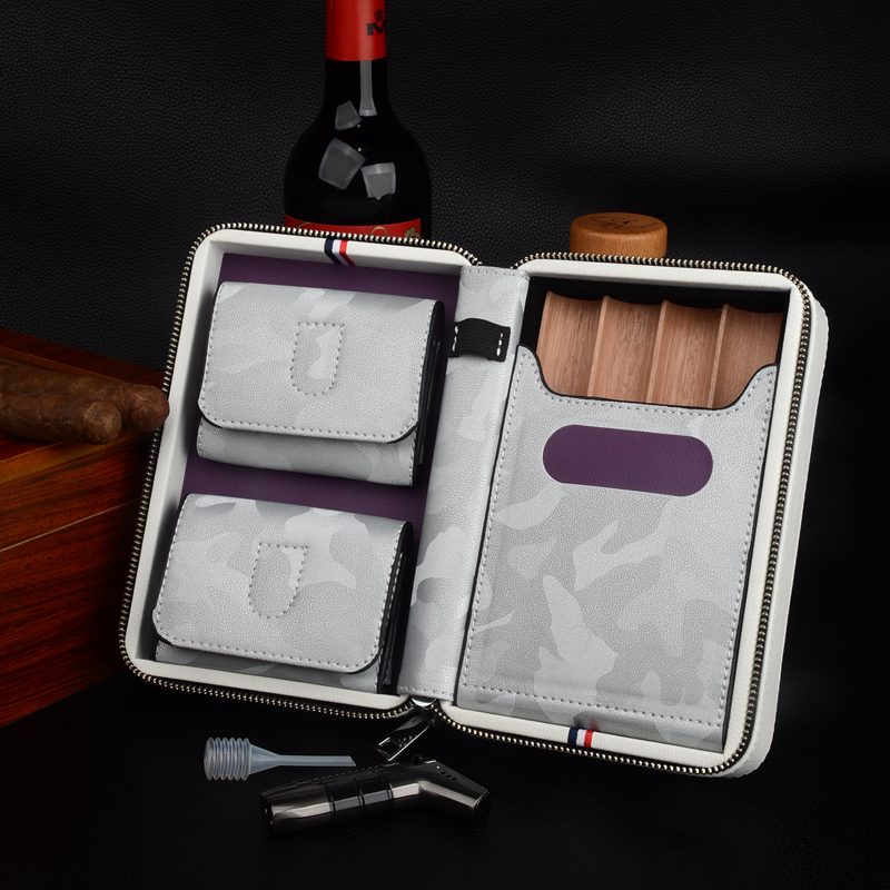 Travel Cigar Case Leather Ciga – обзор и цена Vape Ring
