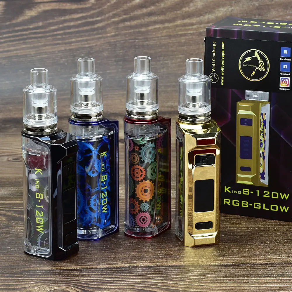 King8-120W Box Mod Kit electro – обзор и цена Accessories For Vaping