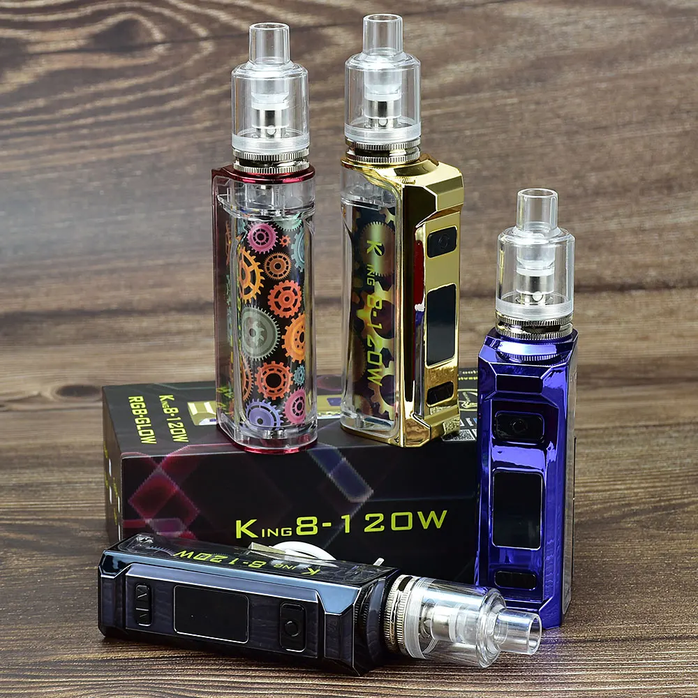 King8-120W Box Mod Kit electro – обзор и цена Accessories For Vaping