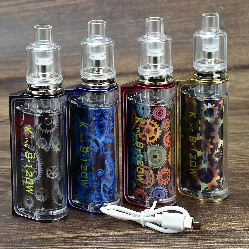King8-120W Box Mod Kit electro – обзор и цена Accessories For Vaping