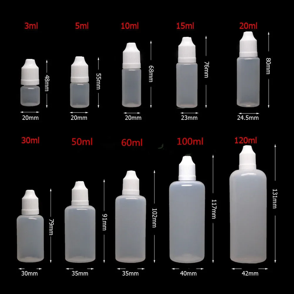 5pcs 3/5/10/15/20/30/50/60/100 – обзор и цена Juice Bottle Dropper