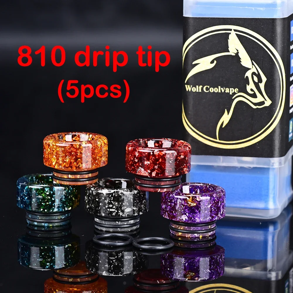 wolfcoolvape 810 Drip Tip 5pcs – обзор и цена Accessories For Vaping
