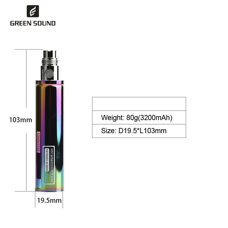 GS Ego 3 III 3200mAh Battery V – обзор и цена Accessories For Vaping