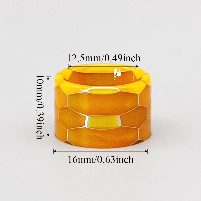 1PC Snake Skin Resin Push-in D – обзор и цена Drip Tip Resin