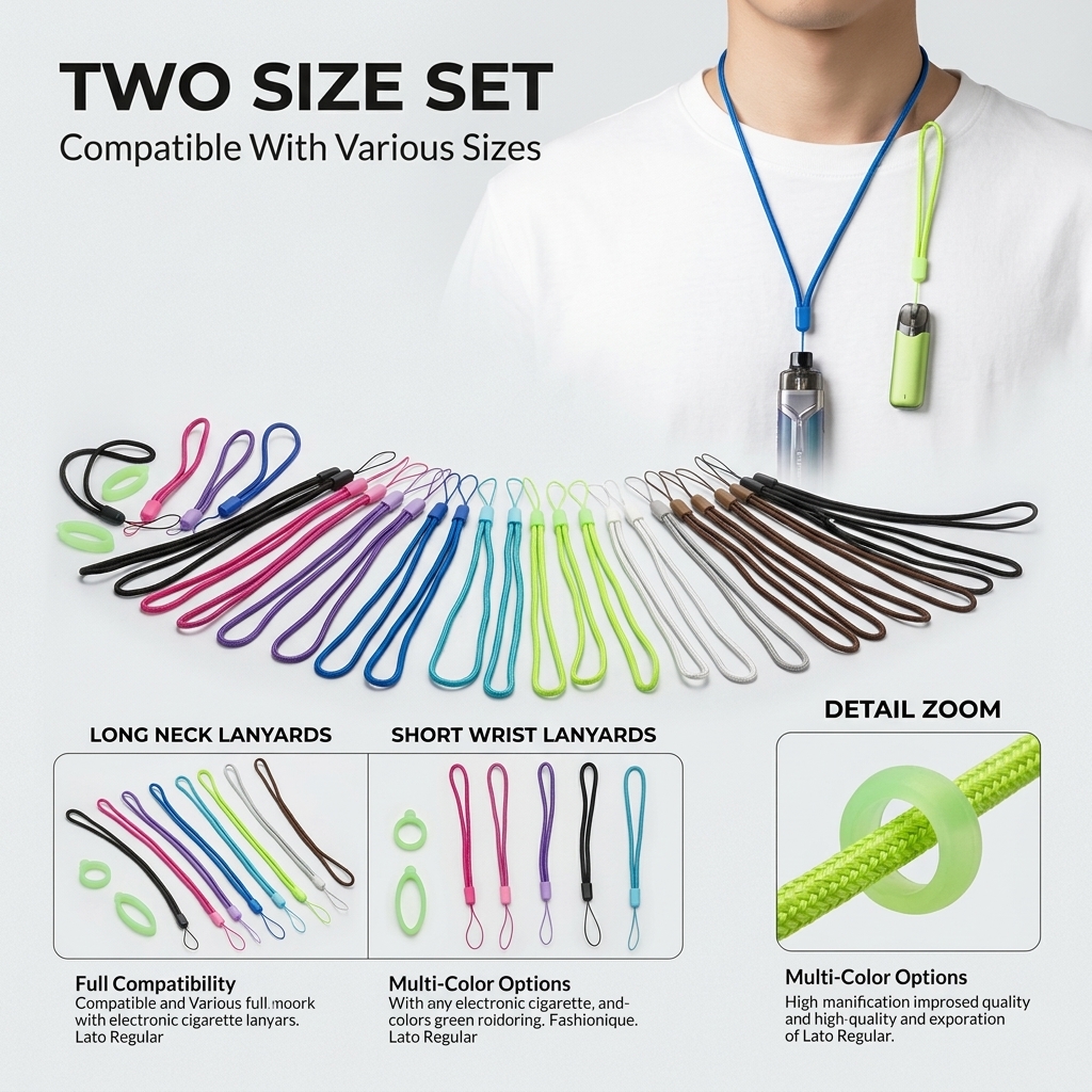 Universal Silicone Lanyard Set – обзор и цена Vape Band Silicone