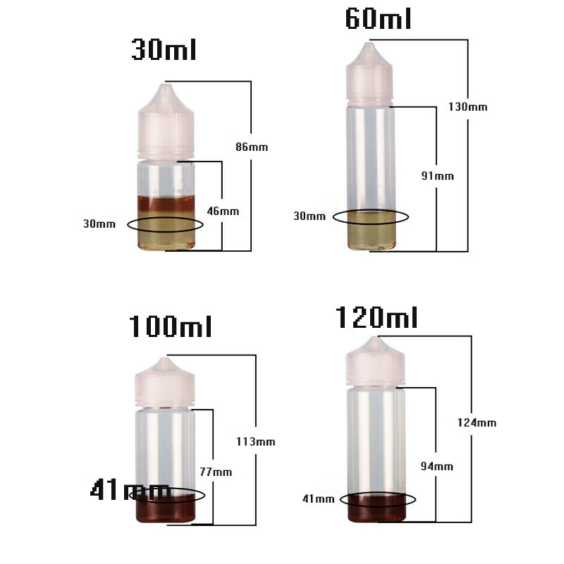 5pcs 30ml/60ml/100ml/120ml Pla – обзор и цена Juice Bottle Dropper