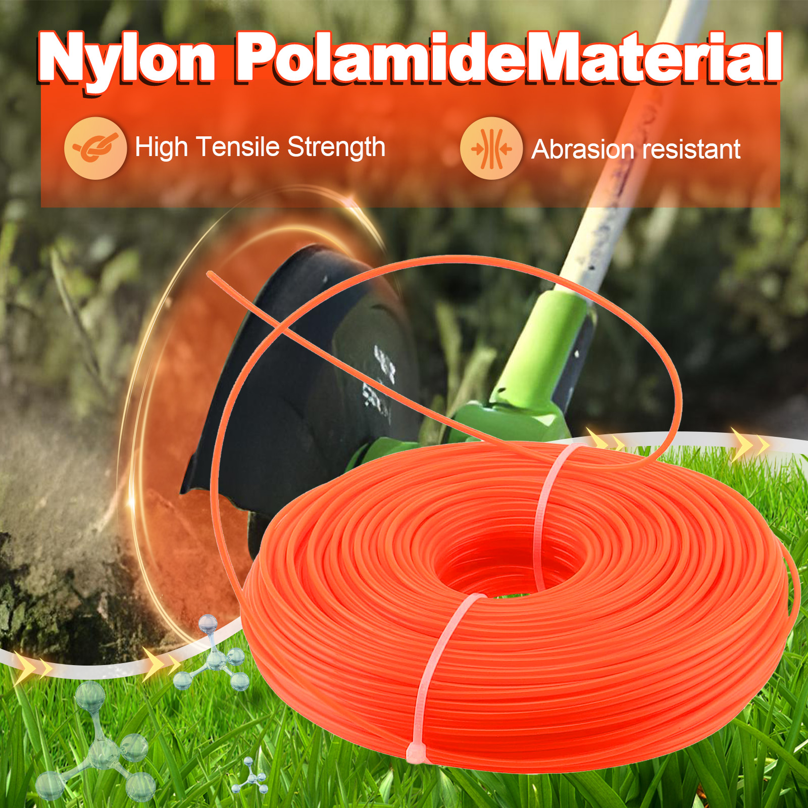 1.6mm～3mm*15M Round Nylon Trim – обзор и цена Dry Herb Vaping Accessories