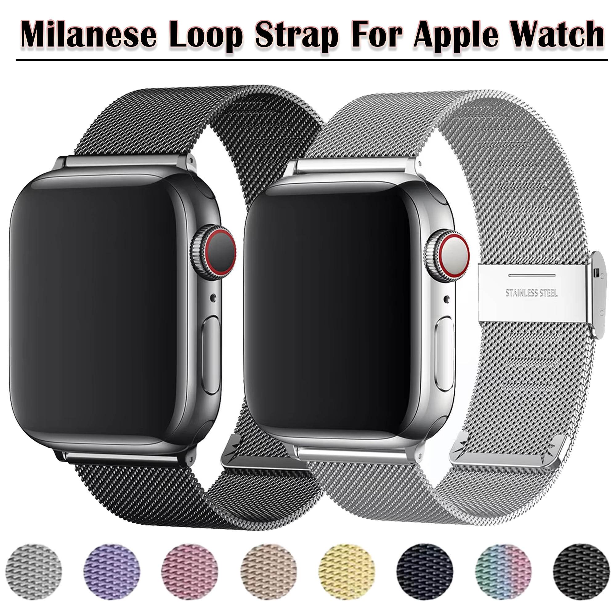 Milanese Loop Band for Apple W – обзор и цена Mesh Coil Strip