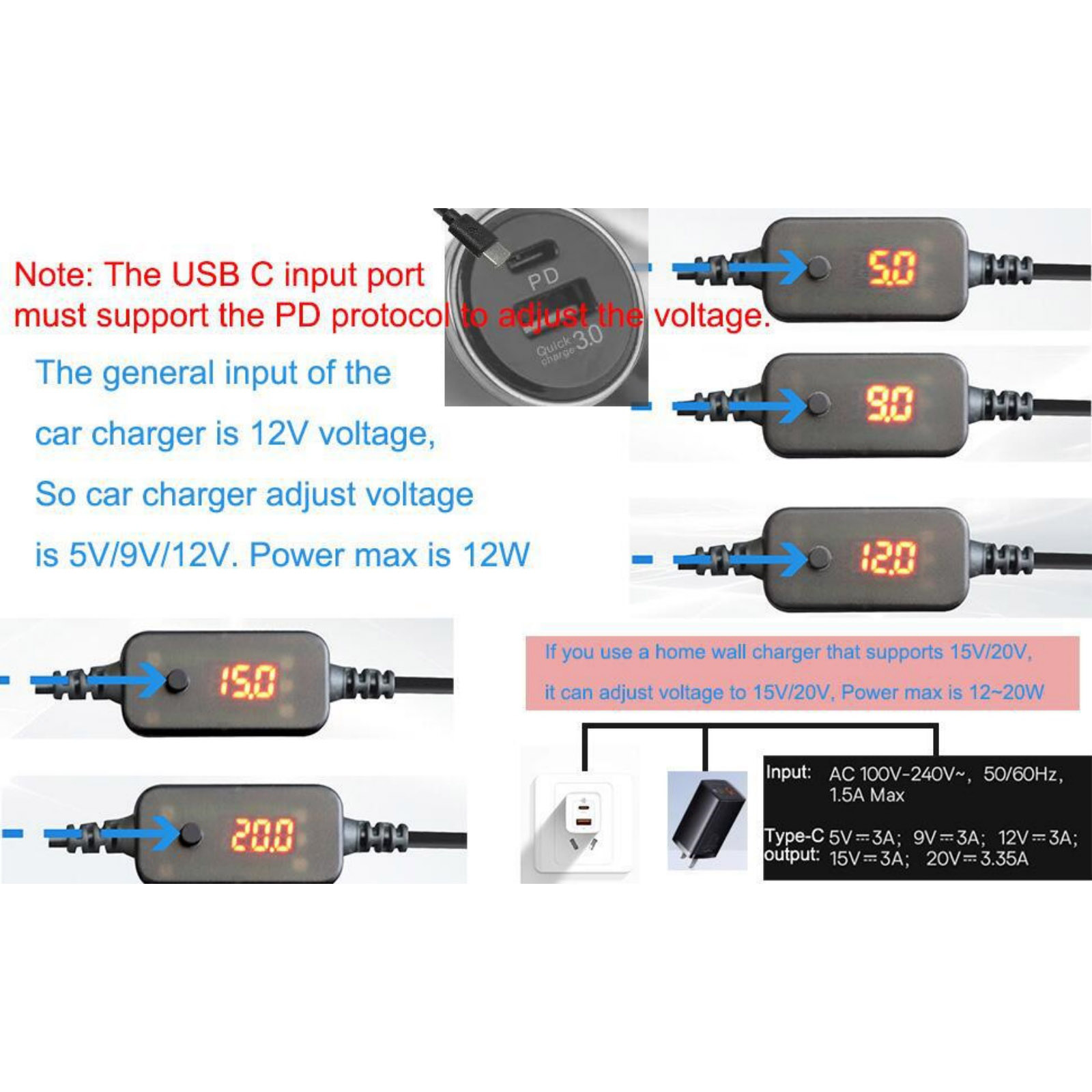 1Pc USB-C to 12V Car Cigarette – обзор и цена Accessories Experts Vape