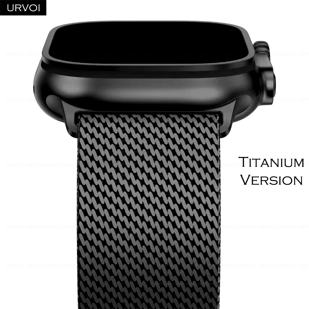 URVOI Titanium Milanese loop f – обзор и цена Mesh Coil Strip