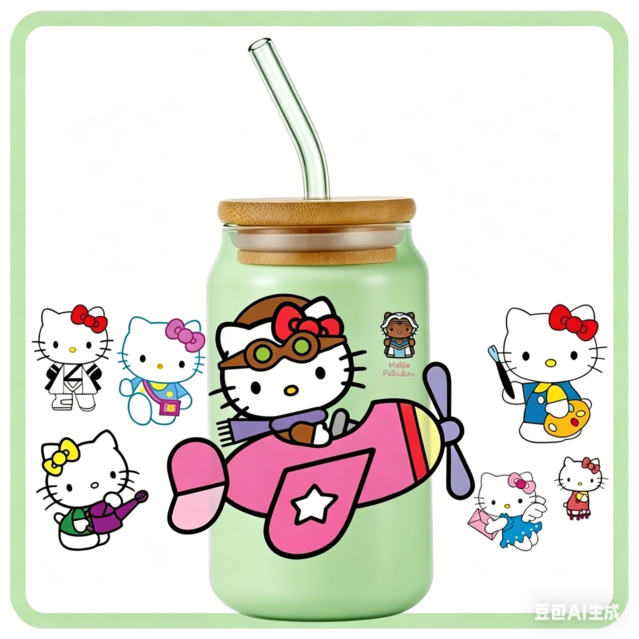 popular Kitty design 16oz 3D u – обзор и цена Rdta Tank Glass