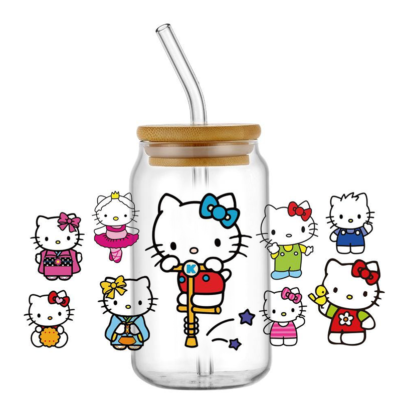 popular Kitty design 16oz 3D u – обзор и цена Rdta Tank Glass