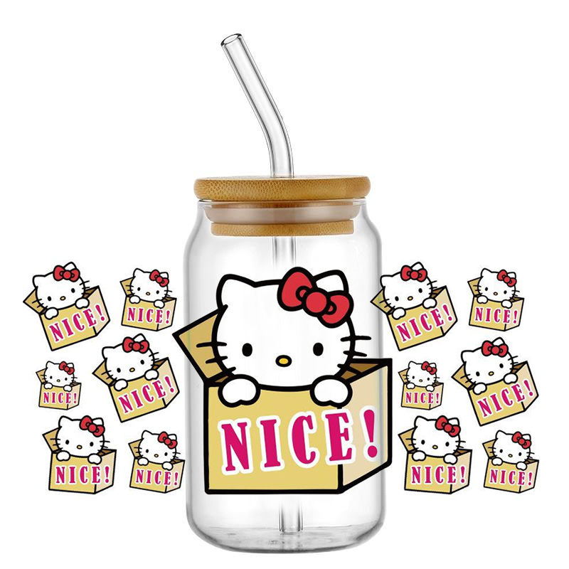 popular Kitty design 16oz 3D u – обзор и цена Rdta Tank Glass