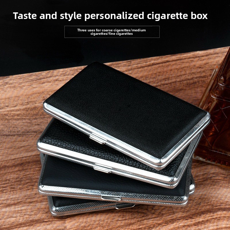 New 5.5 slim metal leather Cig – обзор и цена Smoking & Vaping Accessories