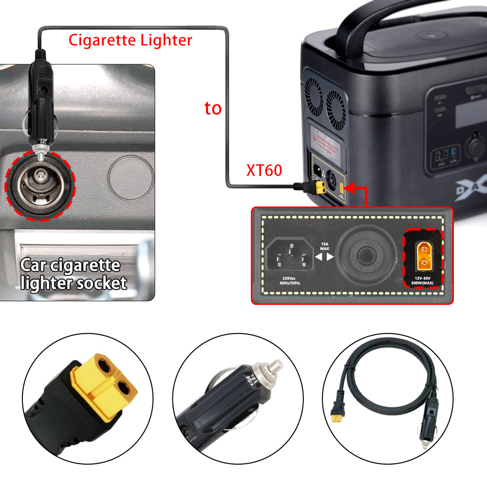 XT60 16AWG Plug Car Cigarette  – обзор и цена Accessories Experts Vape